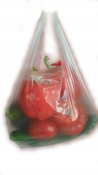 Reklamówki jednorazowe torebki HDPE zrywki na rolce 22x42cm 350 szt