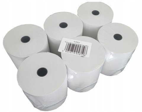 Rolki termiczne do kas i drukarek fiskalnych 80x80 6szt Rolki termiczne do kas i drukarek fiskalnych 80x80 6szt