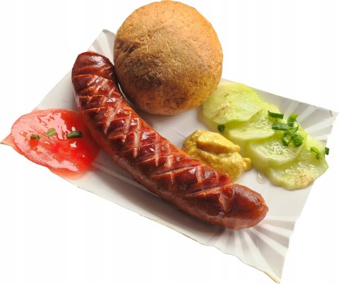 Tacki gastronomiczne papierowe jednorazowe 14x20 cm 100szt grill frytki Tacki gastronomiczne papierowe jednorazowe 14x20 cm 100szt grill frytki