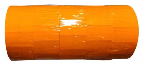 Taśma do metkownicy jednorzędowej 22x12mm metki pomarańczowa 5 szt. ceny Taśma do metkownicy jednorzędowej 22x12mm metki pomarańczowa 5 szt. ceny